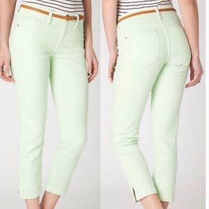 ANTHRO PILCRO & LETTERPRESS STET SLIT CROP JEANS